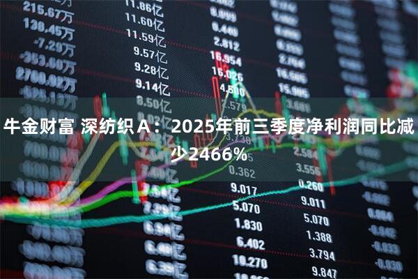 牛金财富 深纺织Ａ：2025年前三季度净利润同比减少2466%