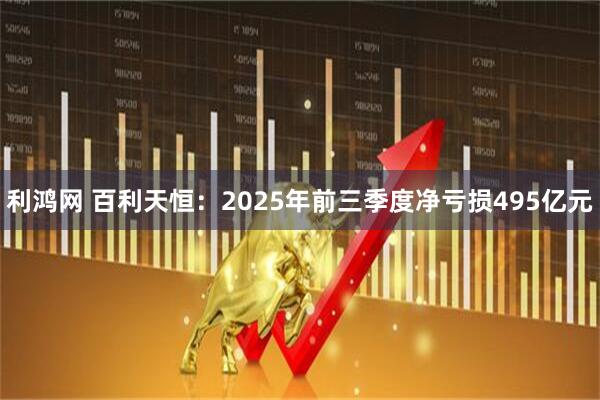 利鸿网 百利天恒：2025年前三季度净亏损495亿元